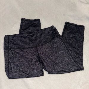 Athleta Heathered Charcoal Stretch Leggings